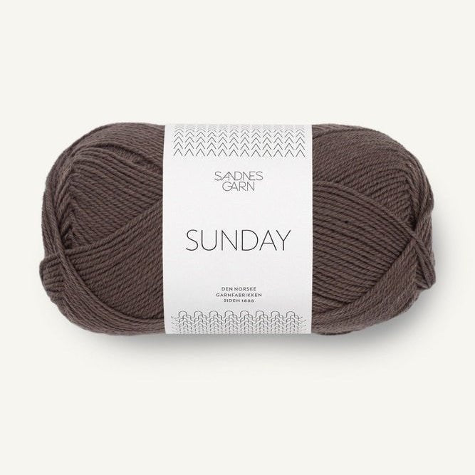 3880 - Mork Sjokolade Sunday - Sandnes Garn