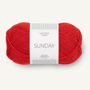 4018 - Scarlet Red Sunday - Sandnes Garn