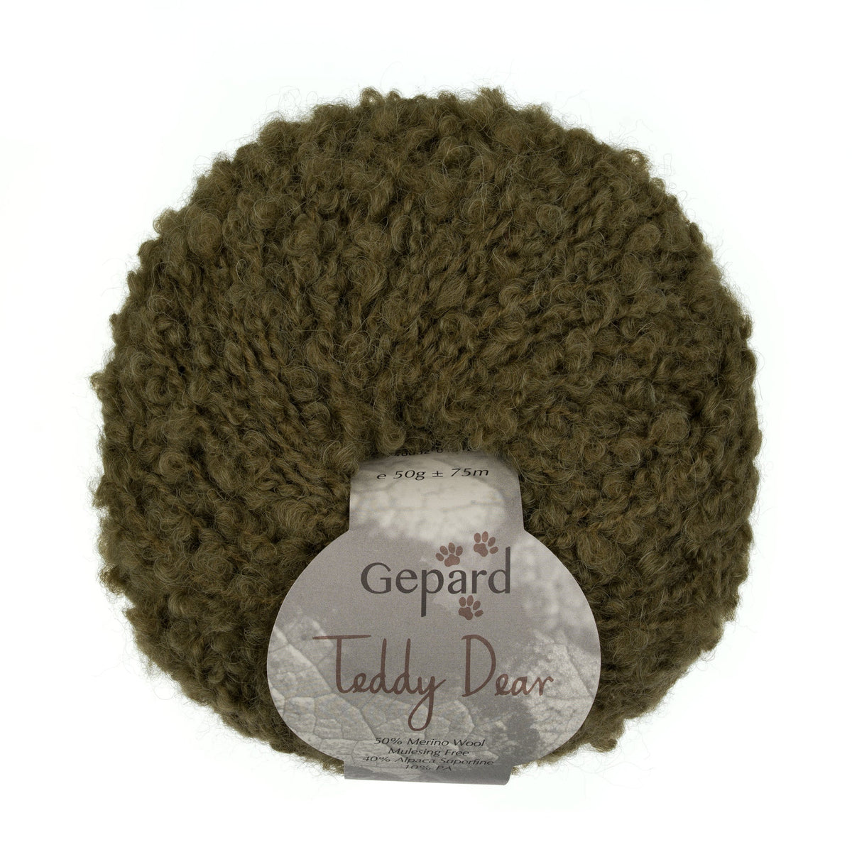 860 - Olive Green TEDDY DEAR - Gepard