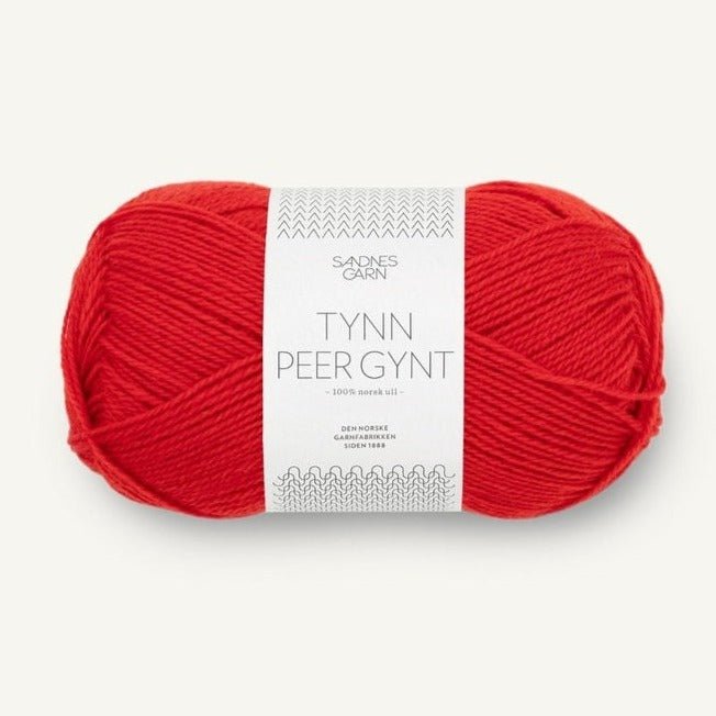 4018 - Scarlet Red Tynn Peer Gynt - Sandnes Garn