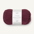 4372 - Dyp Burgunder Tynn Peer Gynt - Sandnes Garn