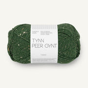 8085 - Skoggrønn/Natur Tweed Tynn Peer Gynt - Sandnes Garn