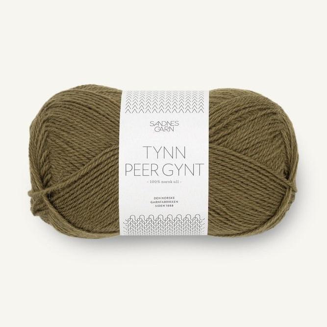 9873 - Dark Olive Tynn Peer Gynt - Sandnes Garn