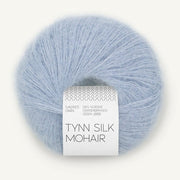 5812-Brunnera Blue Tynn Silk Mohair - Sandnes Garn
