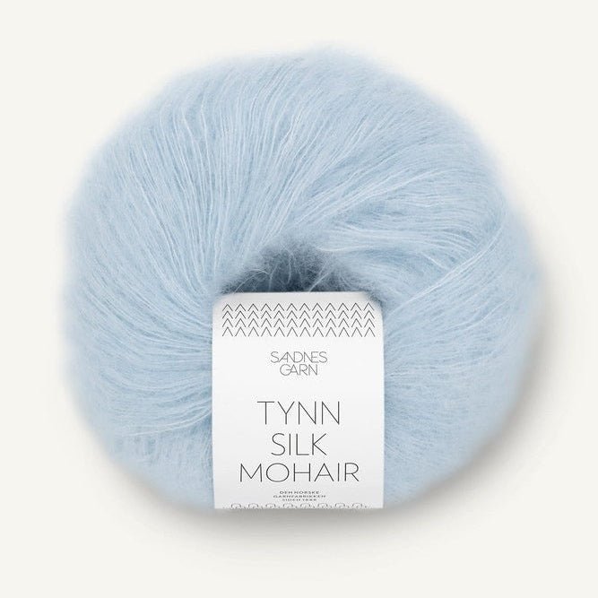 6012 - Bleu clair Tynn Silk Mohair - Sandnes Garn