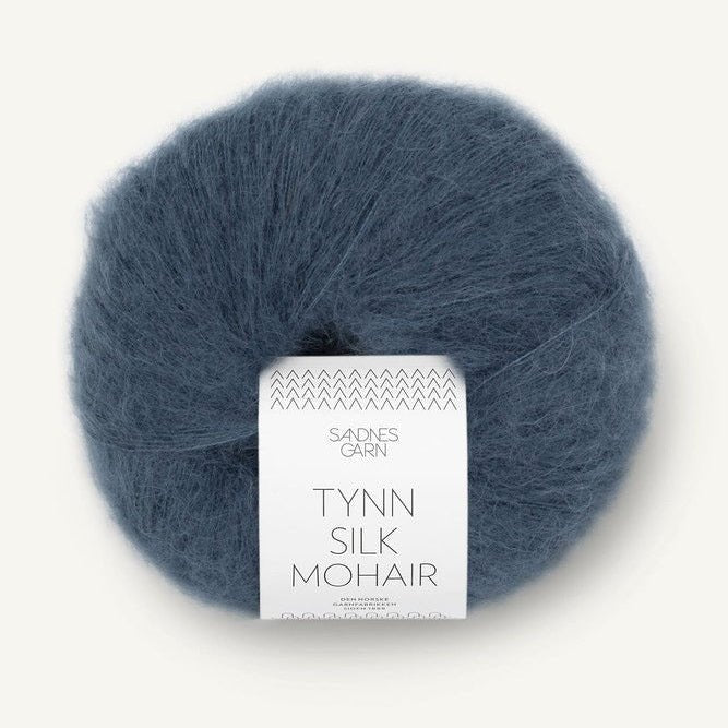 6081 - Denim Tynn Silk Mohair - Sandnes Garn