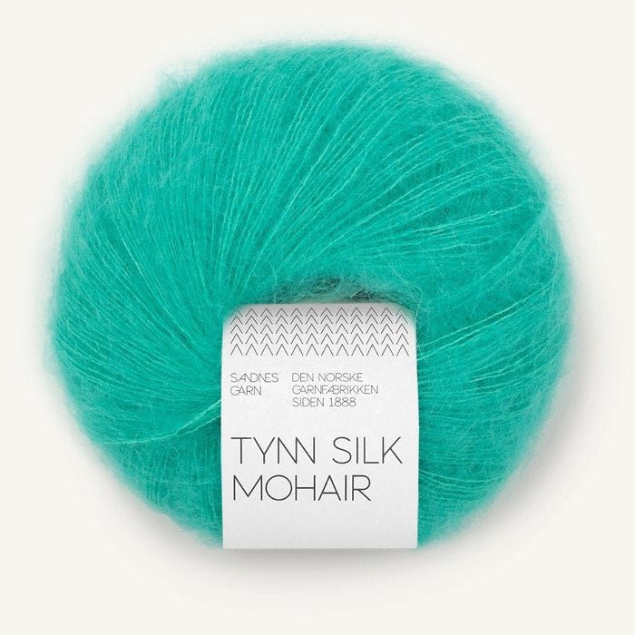 7526-Spectra Green Tynn Silk Mohair - Sandnes Garn