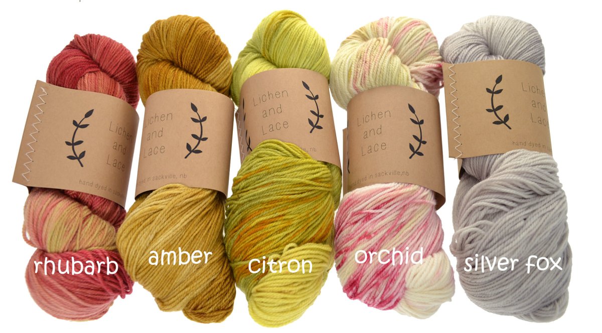 Amber 80/20 SOCK - Lichen and Lace