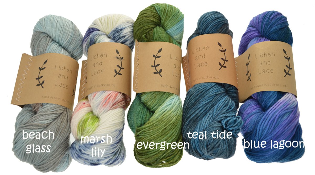 Amber 80/20 SOCK - Lichen and Lace