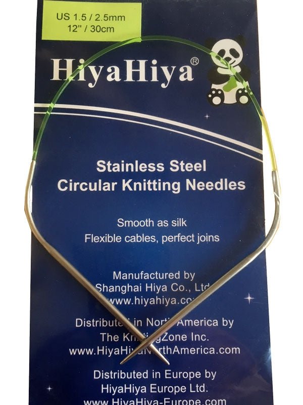 2.00 AIG. CIRCULAIRES ACIER INOXYDABLE 30CM STEEL HIYAHIYA - HiyaHiya