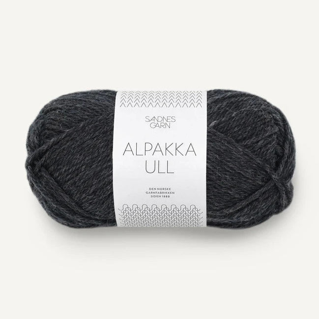 1088 - Anthracite Alpakka Ull - Sandnes Garn