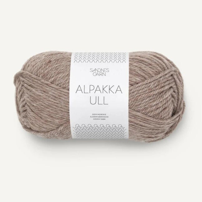 2650 - Beige Alpakka Ull - Sandnes Garn