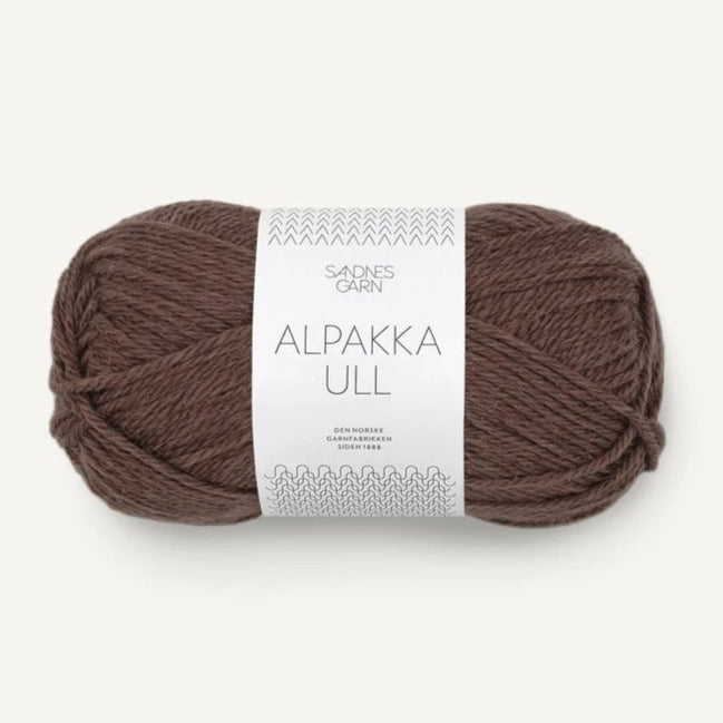 3571 - Brun Alpakka Ull - Sandnes Garn