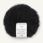 1099 - Svart Ballerina Chunky Mohair - Sandnes Garn