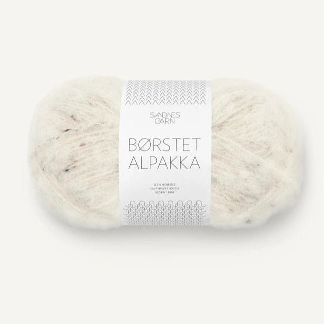 2523 - Natur Tweed Børstet Alpakka - Sandnes Garn