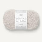 3820 - Perlegra Børstet Alpakka - Sandnes Garn