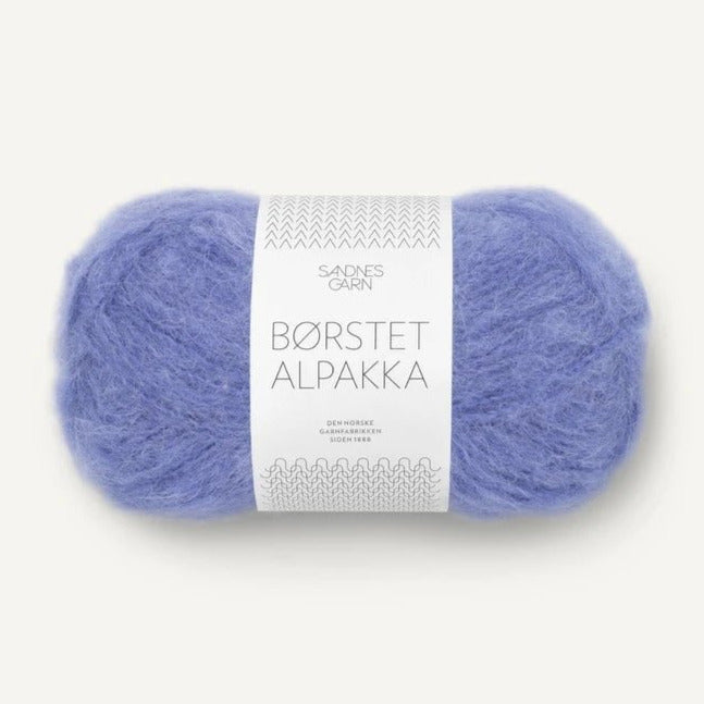 5535 - Bla Iris Børstet Alpakka - Sandnes Garn