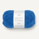 6046 - Bleu électrique Børstet Alpakka - Sandnes Garn