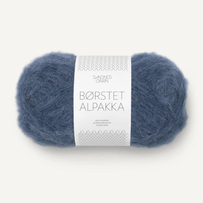 6064 - Blabaer Børstet Alpakka - Sandnes Garn