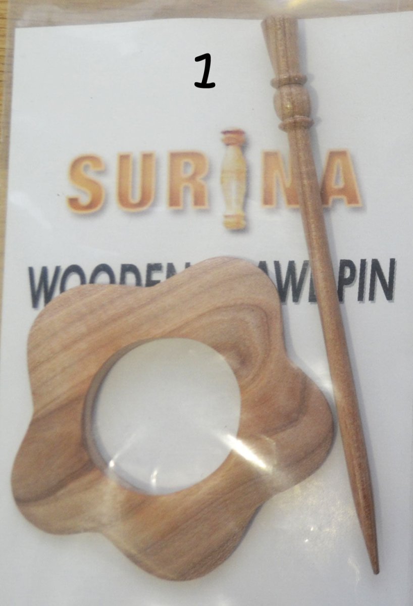 Modèle 1 BROCHES EN BOIS - Surina