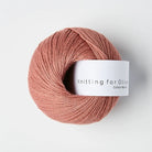 Terracotta Rose Cotton Merino - Knitting for Olive