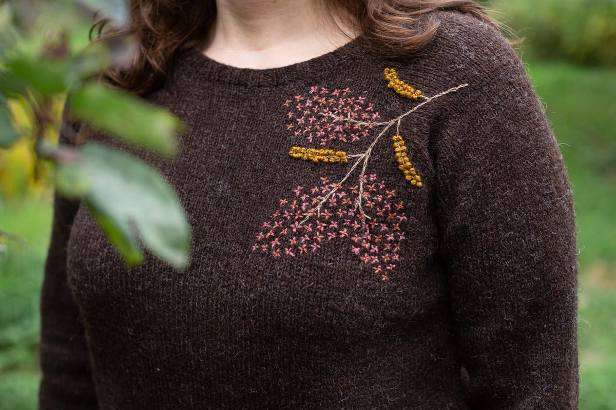 Embroidery on Knits - Laine Magazine