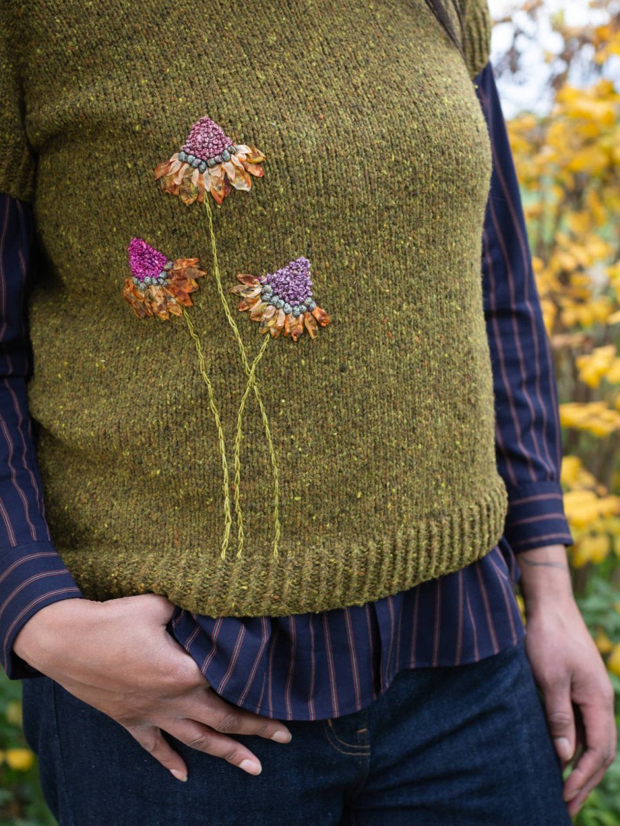 Embroidery on Knits - Laine Magazine