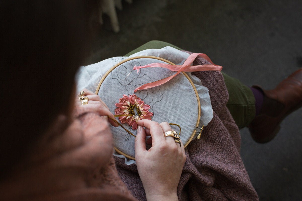 Embroidery on Knits - Laine Magazine