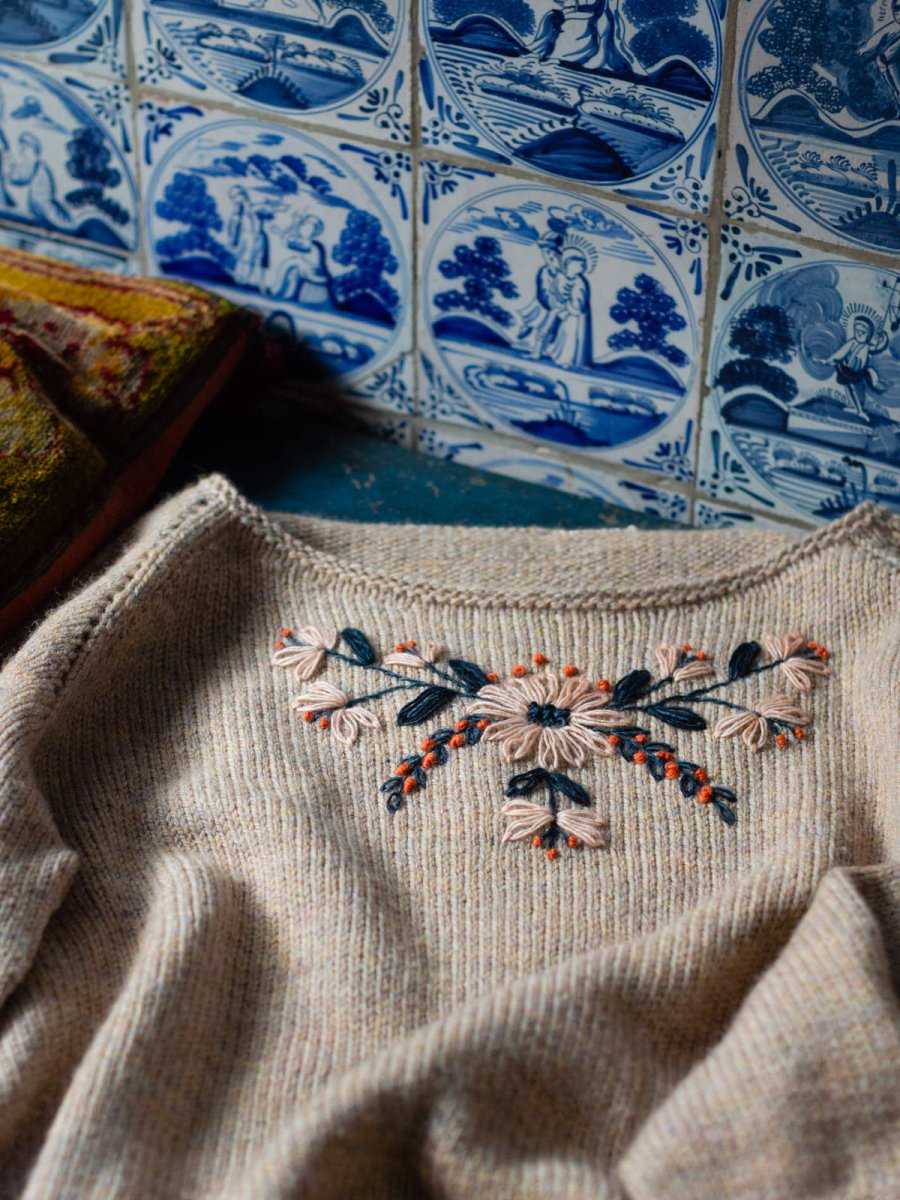 Embroidery on Knits - Laine Magazine