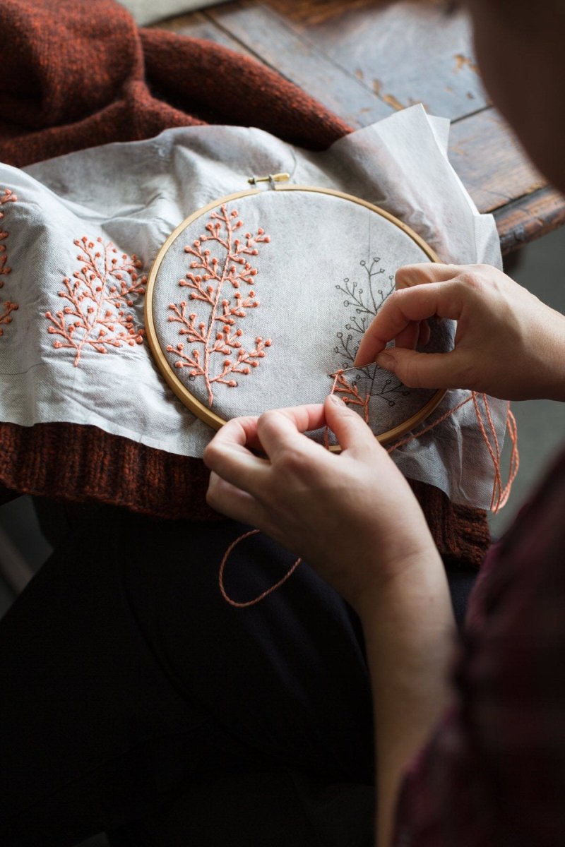 Embroidery on Knits - Laine Magazine