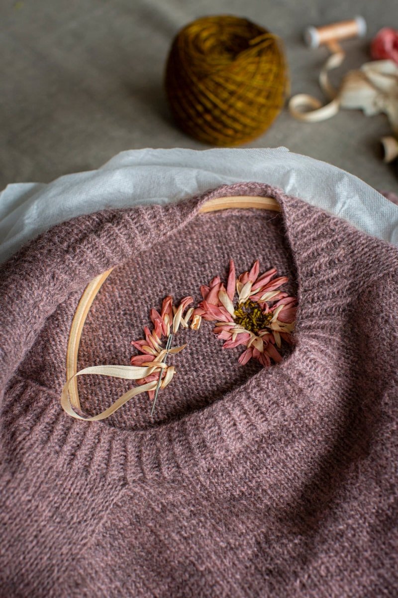 Embroidery on Knits - Laine Magazine