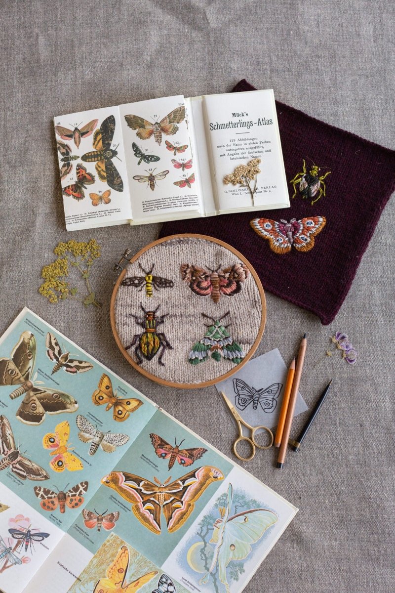 Embroidery on Knits - Laine Magazine