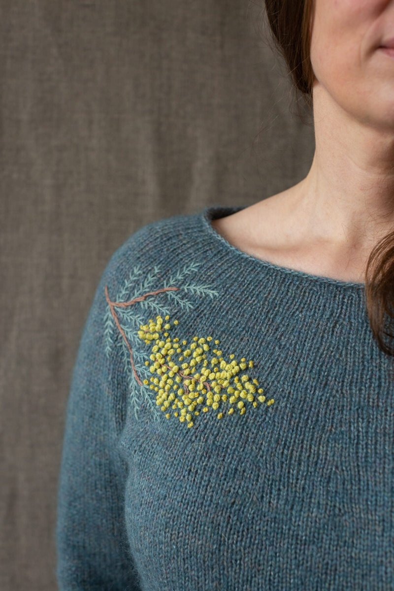 Embroidery on Knits - Laine Magazine