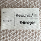 Care label Etiquette en tissu PetiteKnit - Petite Knit