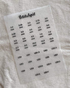 Etiquettes thermocollantes pour pochettes à aiguilles PetiteKnit - Petite Knit