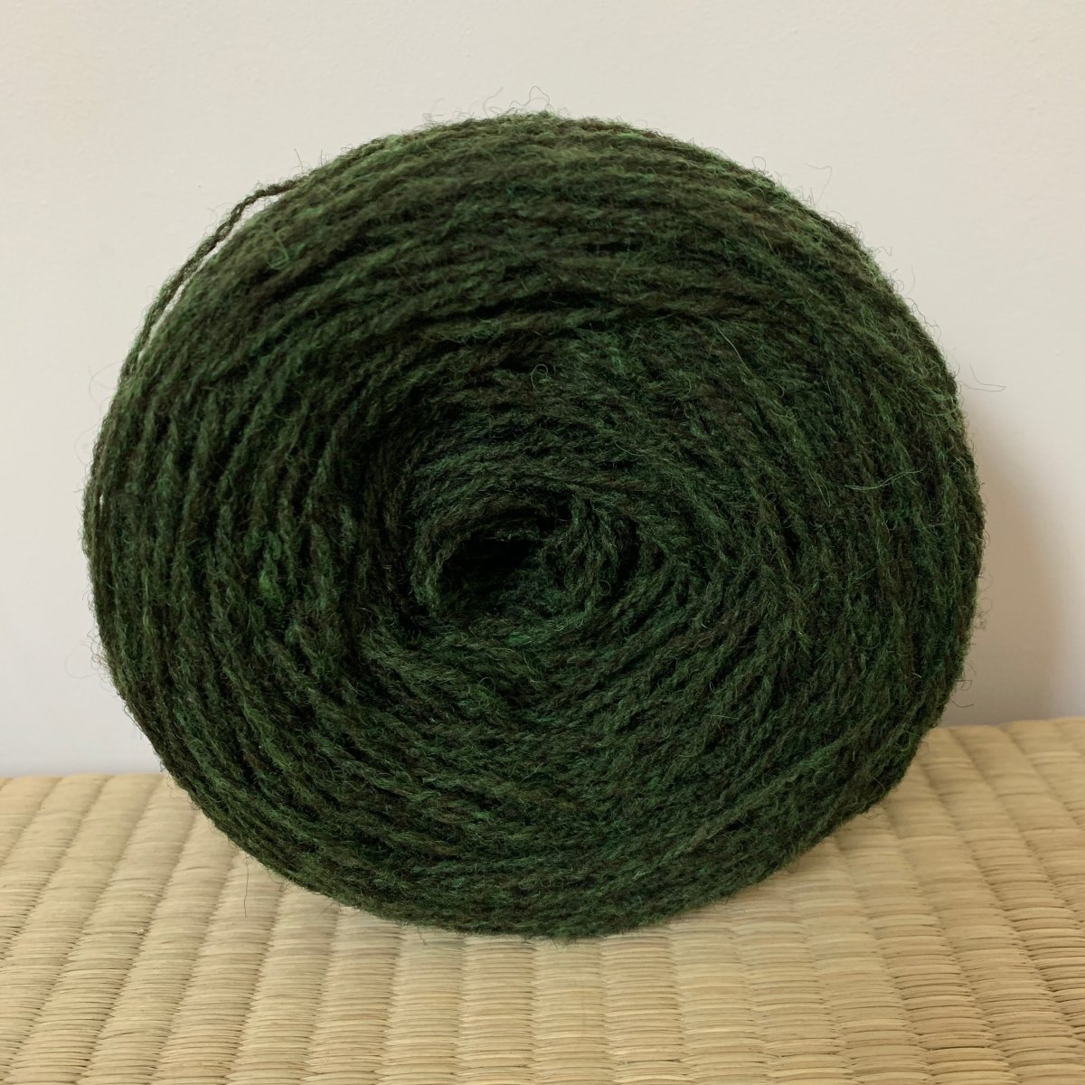 2 fils Vert Forêt GRIS HEATHERS - Les Toisons Bretonnes