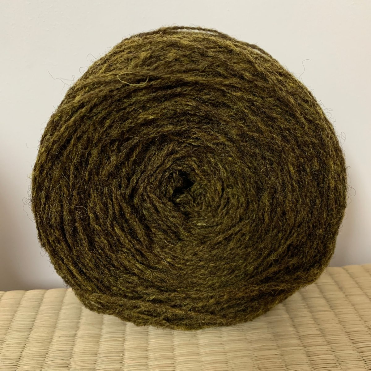 2 fils Or/Vert GRIS HEATHERS - Les Toisons Bretonnes