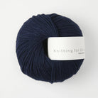 Navy Blue Heavy Merino - Knitting for Olive
