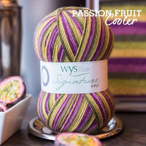 811 - Passionfruit Cooler KIT CHAUSSETTES - COMPOTE A L'ARC EN CIEL - Laine et Tricot