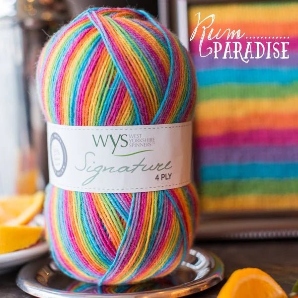 822 - Rum Paradise KIT CHAUSSETTES - COMPOTE A L'ARC EN CIEL - Laine et Tricot
