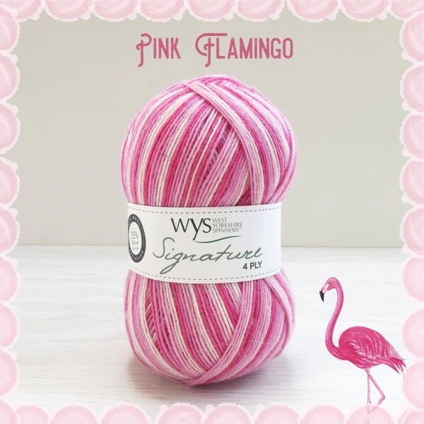 845 - Pink Flamingo KIT CHAUSSETTES - COMPOTE A L'ARC EN CIEL - Laine et Tricot