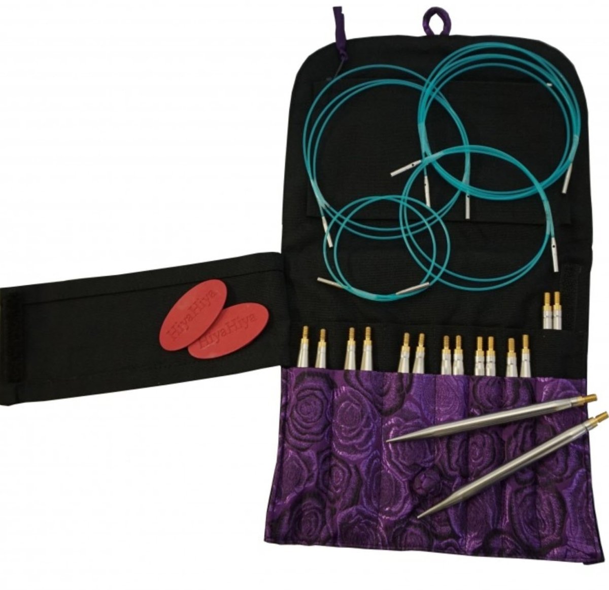 4 pouces KIT COMPLET LARGE D'AIG. CIRCULAIRES INTERCHANGEABLES HIYAHIYA - HiyaHiya