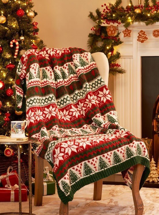 KIT COUVERTURE DE NOEL WOODSIDE FAIR ISLE - West Yorkshire Spinners