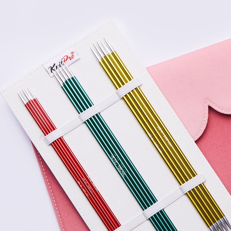Kit d'aiguilles double pointes Zing Knit Pro 15cm (6'') - Knit Pro