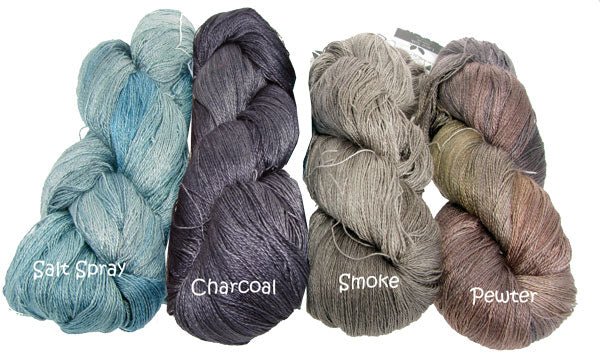 Charcoal LACE SILK - ARCHIVE - Fleece Artist