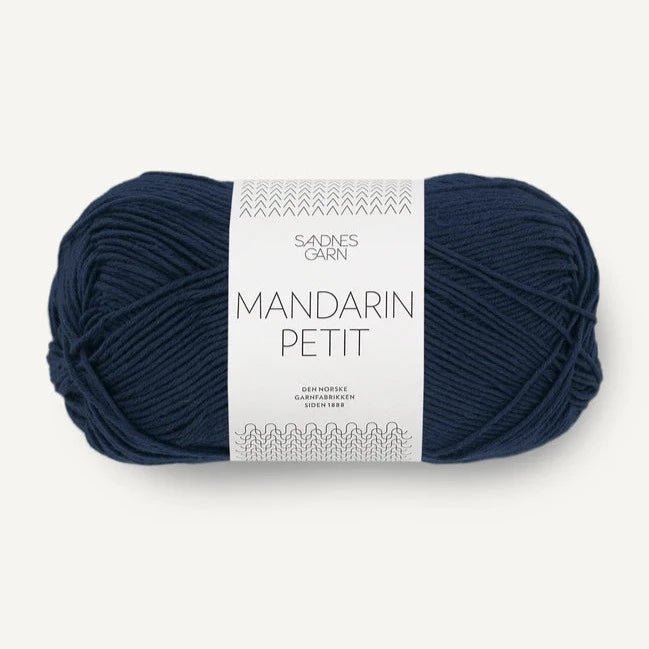 6073 - Bleu Marine MANDARIN PETIT - Sandnes Garn