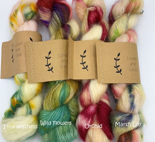 Amber MARSH MOHAIR - Lichen and Lace