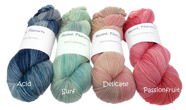 Acid MERINO CASHMERE LACE - Squoosh fiberarts