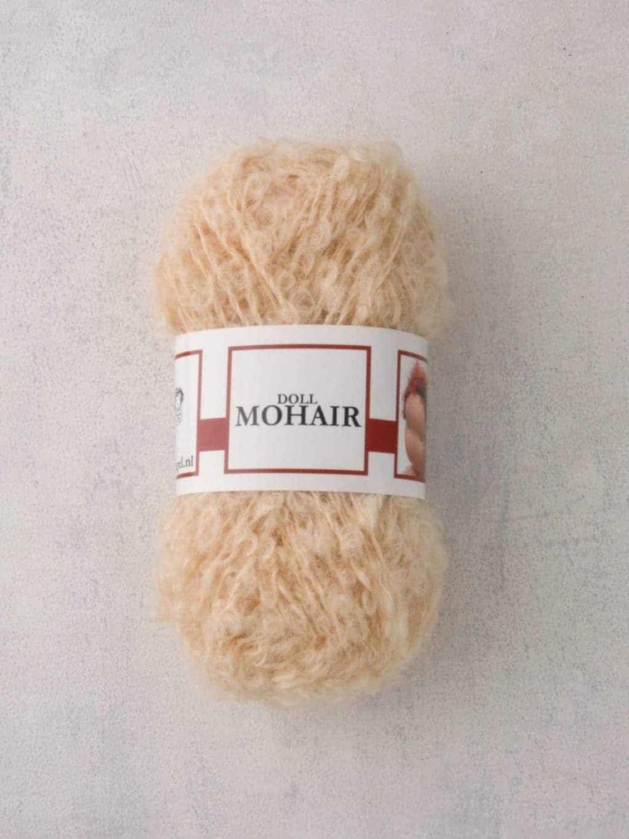 4600 - Golden Blond MOHAIR BOUCLE - De Witte Engel