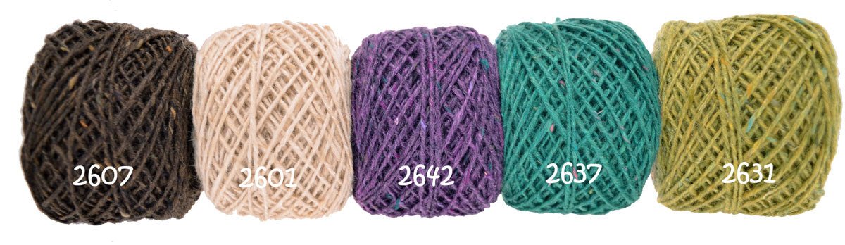 50 g 2601 - Oatmeal MOHAIR TWEED - Mes Petites Pelotes